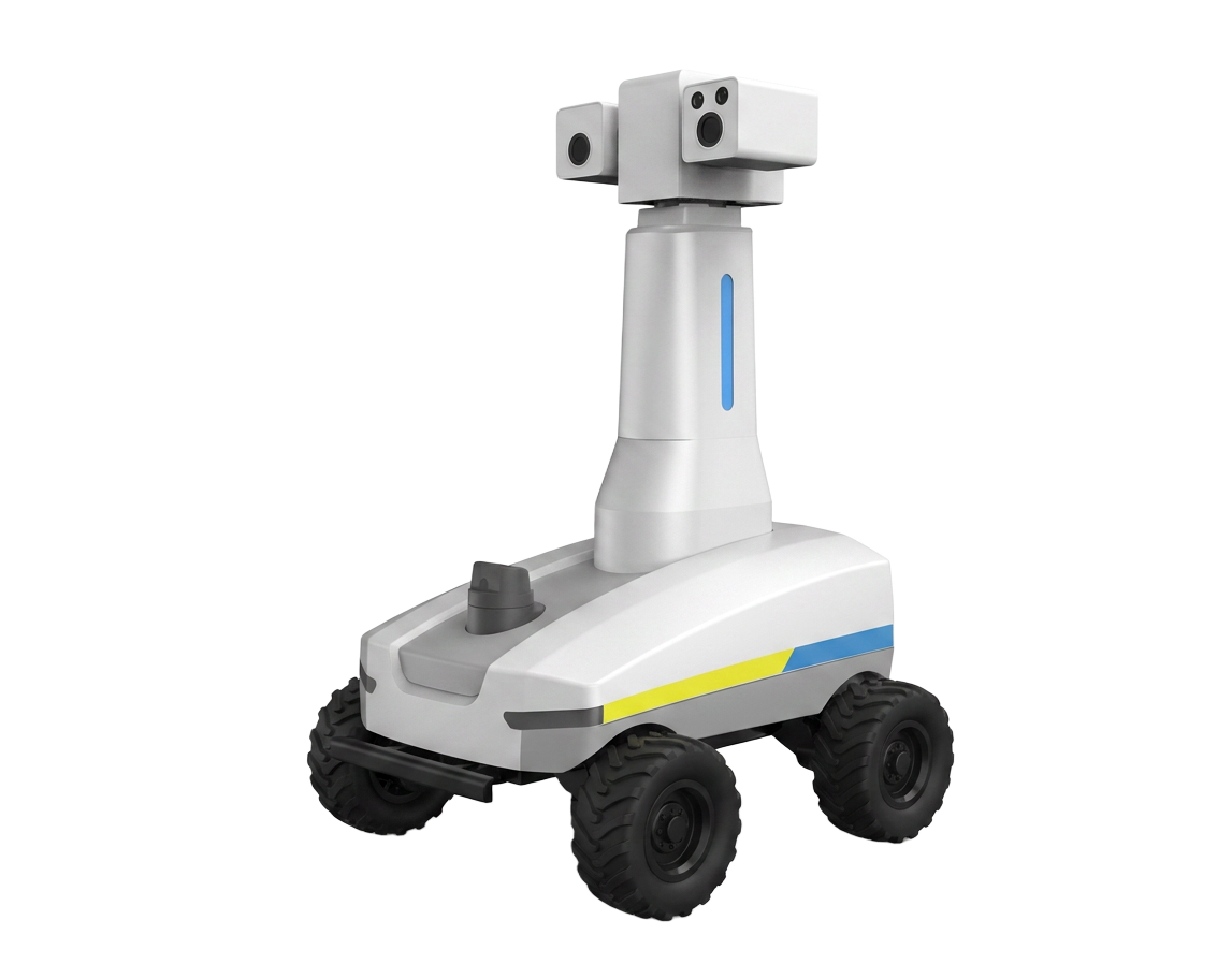 Wheeled Inspection Robot – 4WD Elevating Mast